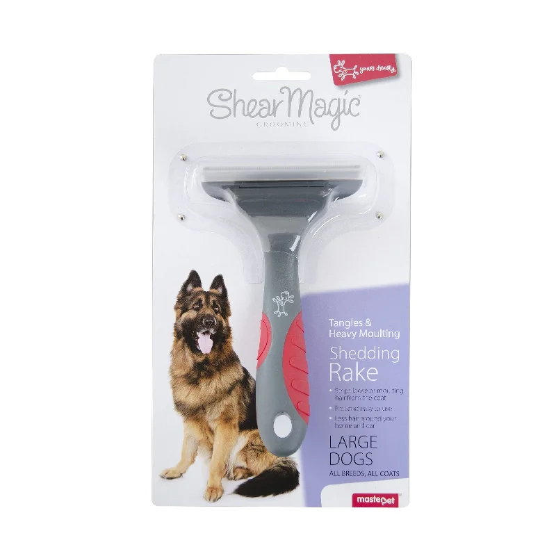 Yours Droolly Shear Magic Shedding Rake for Large Dogs